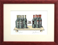 Red & white meeting - Jiří Slíva - grafika
